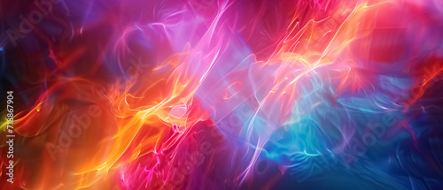 Abstract background thunder lightning Colorful vibrant Vivid color calm rhythm, background ultra wide 21:9 wallpaper banner
