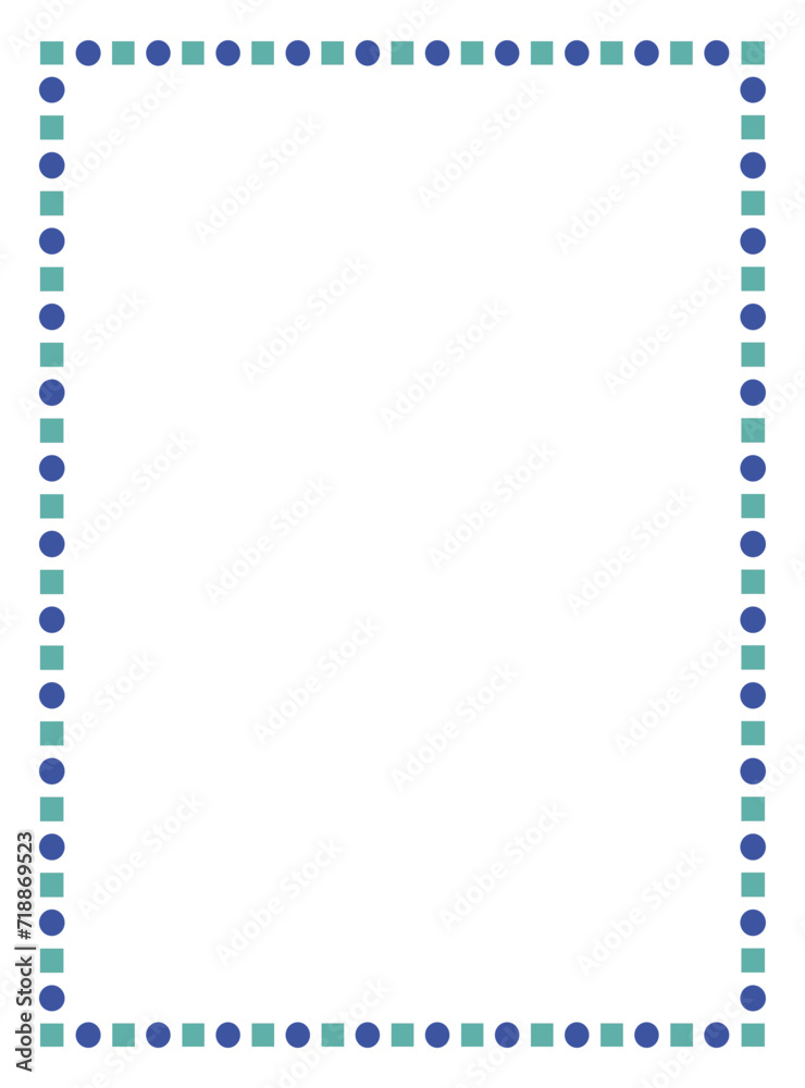 Vector frame with Squares and dots for your texte and photo, frame on a white background. Border frame deco vector illustration. Vector frame with Squares and dots for your texte and photo, frame on a white background. Border frame deco vector illustration.