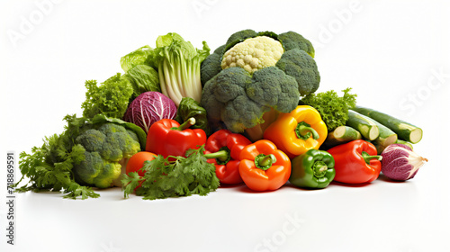 Pile of fresh vegetables