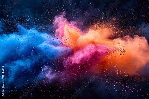 Colorful Confetti Explosion Generative AI