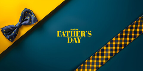 Happy father's day design banner