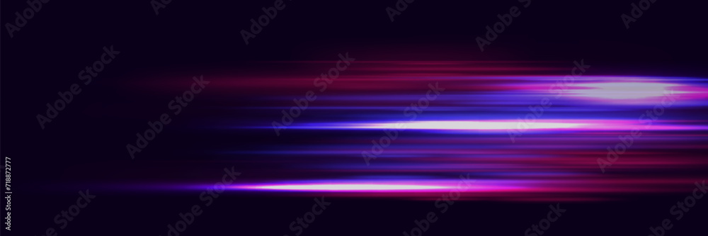
Modern abstract high speed light glare effect. Futuristic technology of dynamic movement and speed.