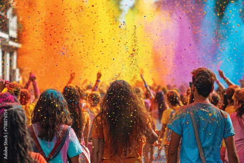 Colorful Celebration: A Rainbow of Fun at the Pride Parade Generative AI