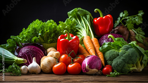 Organic selection of vegetables