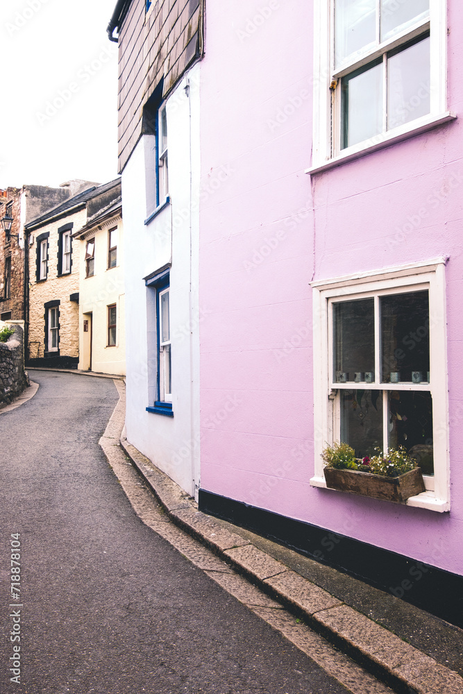 Colourful Seaside Cottages In Cawsand, Cornwall