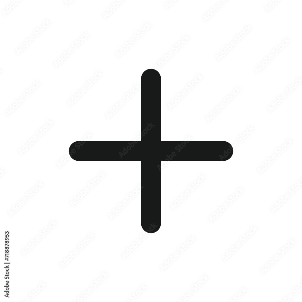 cross icon isolated on white background. Vector illustration. cross icon isolated on white background. Vector illustration.