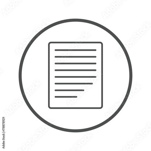 paper icon set. news paper vector sign