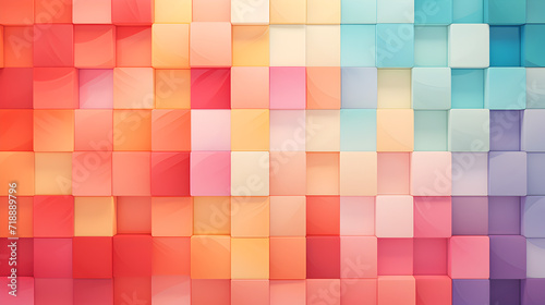 colorful abstract geometric background Pro Photo,, A colorful background with a checkered pattern