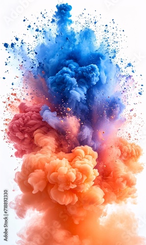 Colorful Explosion of Painted Powder: A Monthly Event Inspired by the Latest Trends Generative AI