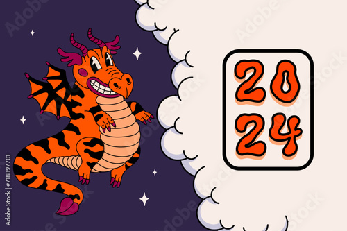 Chinese dragon, 2024 year lunar symbol