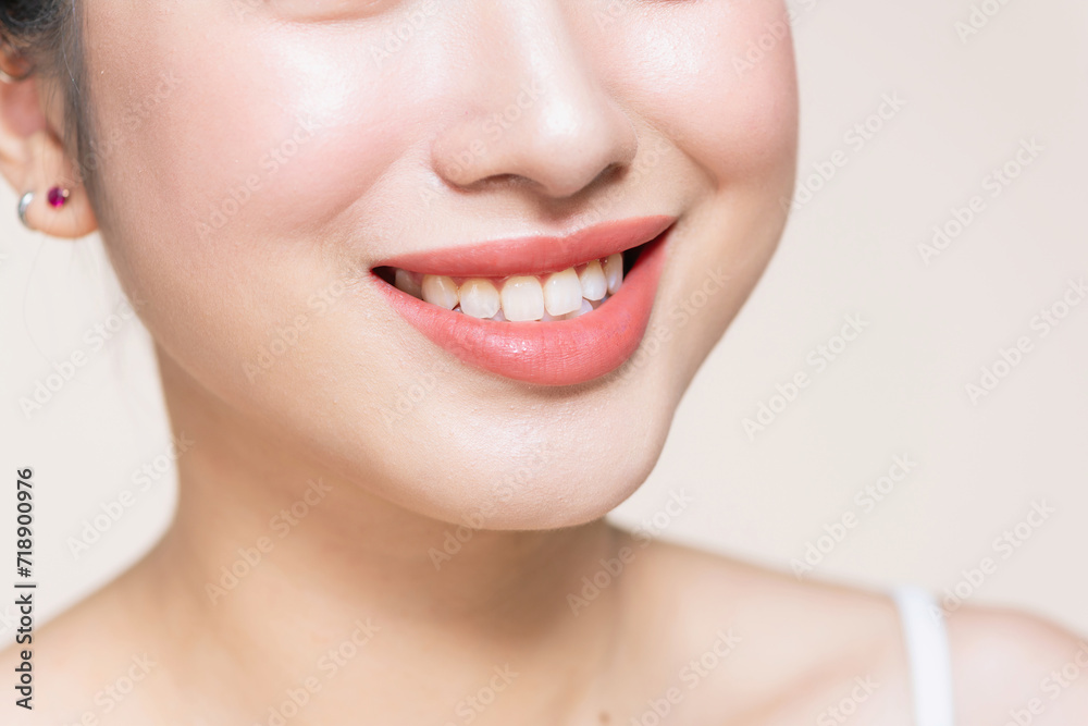 Beautiful perfect lips. Sexy mouth close up Beautiful perfect lips. Sexy mouth close up