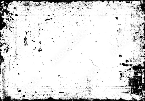 Black concrete wall as background. Grunge textures isolated on white background. Scratched Grunge Urban Background Texture Vector.