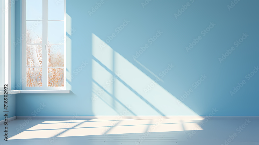 Fototapeta premium Empty room background, simple style interior design