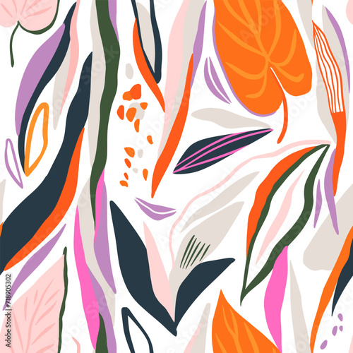 abstract seamless linear multicolored pattern