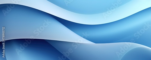 Dynamic wavy background in soft blue color. generative AI