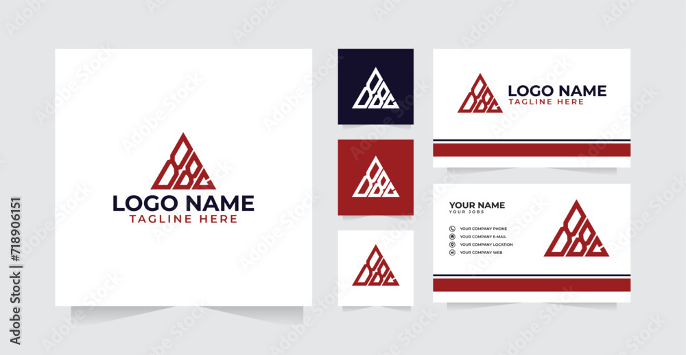 Eighty Eight and Letter C logo design and business card vector template Eighty Eight and Letter C logo design and business card vector template