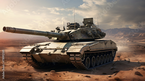 3d render Israel war tank panzer photo