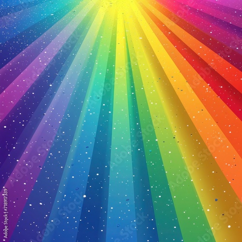 A brilliant and bold graphic wallpaper, where a spectrum of rainbow colors blend in a modern and stylish way..