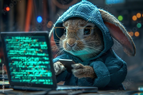 Hacking the Digital World: A Bunny's Guide to Cybersecurity Generative AI photo