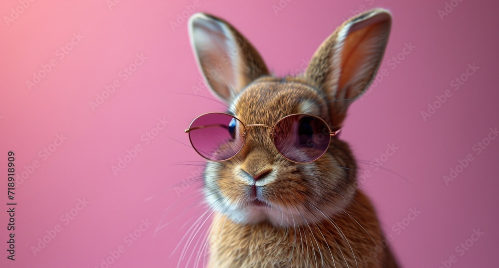 Bunny Boss: Sunglasses and Sweater Generative AI