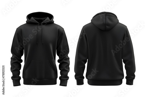 Unisex blank black hoody, Blank hooded sweatshirt mockup