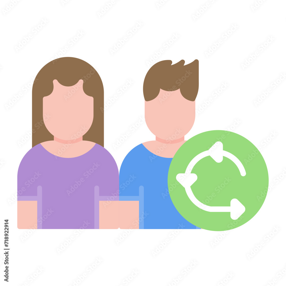 Scrum Team icon vector image. Can be used for Agile. Scrum Team icon vector image. Can be used for Agile.