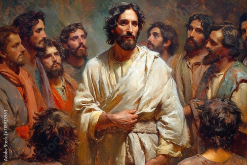 Jesus in the Sky: A Religious Artwork for Easter Generative AI