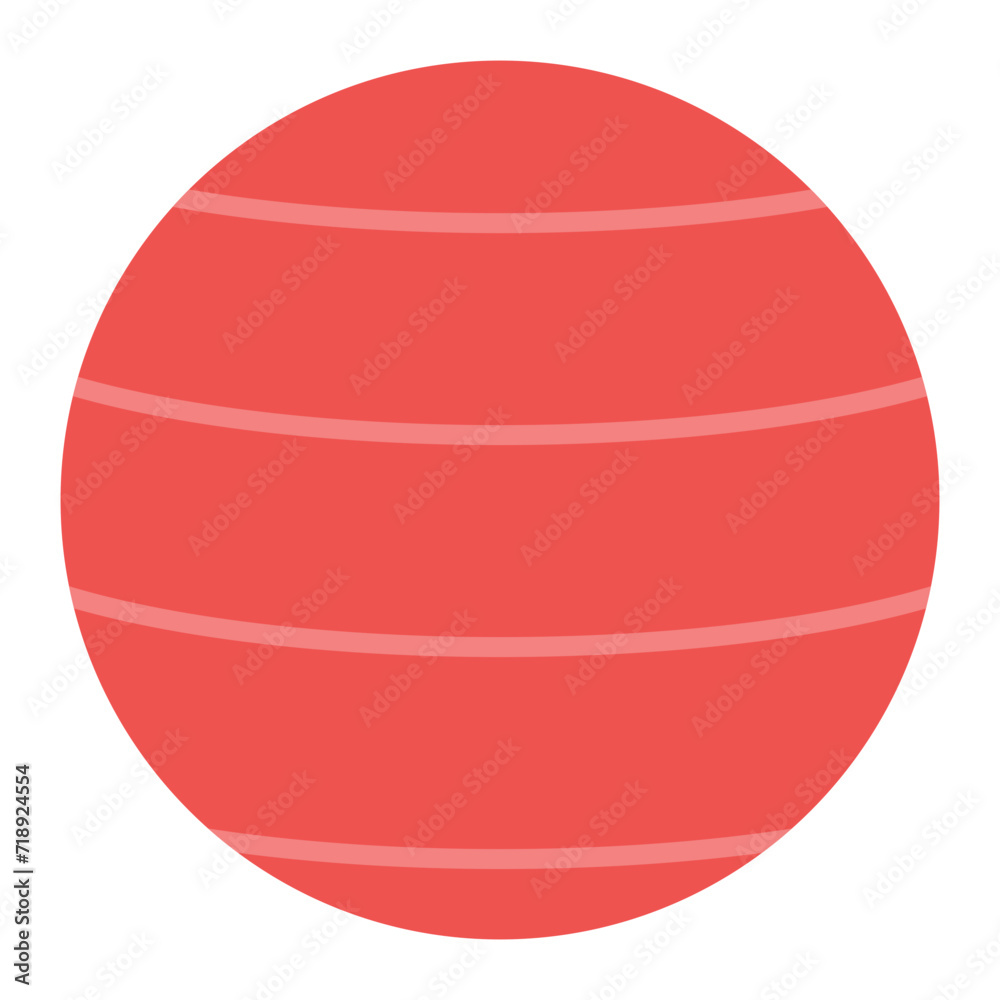 Yoga Ball icon vector image. Can be used for Fitness at Home.