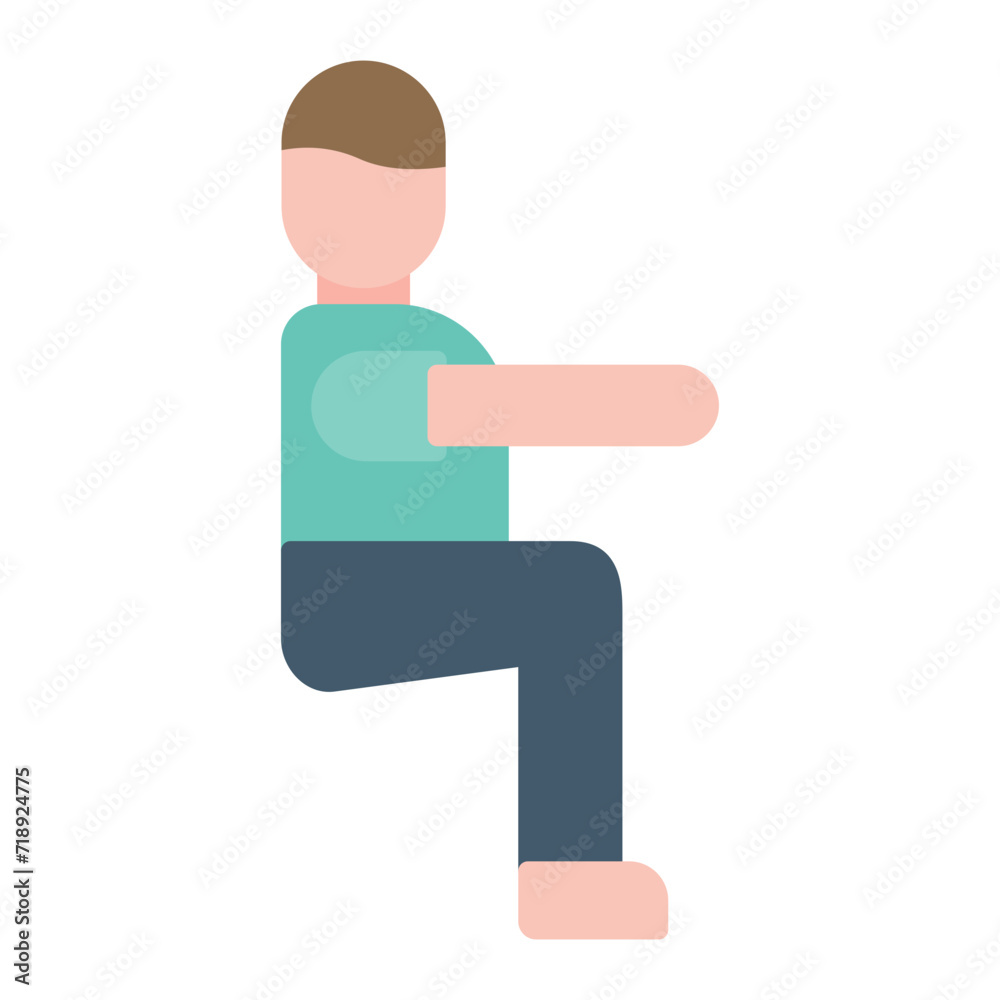 Squats icon vector image. Can be used for Fitness at Home. Squats icon vector image. Can be used for Fitness at Home.