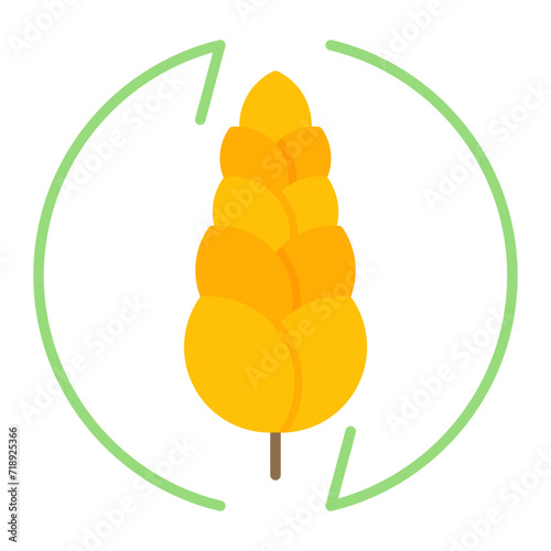 Carb Cycling icon vector image. Can be used for Fitness at Home.