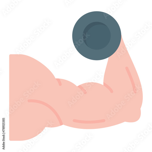 Bodyweight Workout icon vector image. Can be used for Fitness at Home.