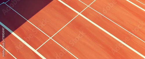 red tennis court