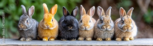 Bunny Boomers: A Cute and Colorful Celebration of Easter and Spring Generative AI