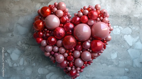 heart and love wallpaper, pink and red wallpaper, Valentine's Day concept, 3d render of heart, Valentine wallpaper, sweet background