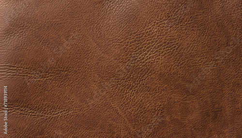 Vintage brown faux leather. Brown artificial leather background for a luxury, elegant, and classic concept.