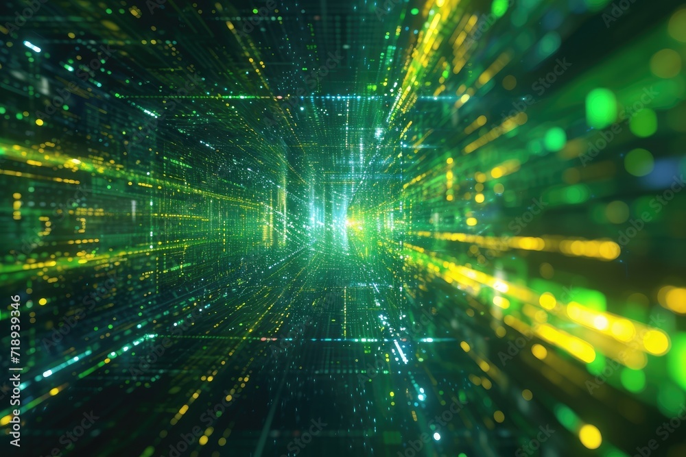 Abstract Colourful Background, Data Transfer on cloud internet concept. Generative AI Abstract Colourful Background, Data Transfer on cloud internet concept. Generative AI