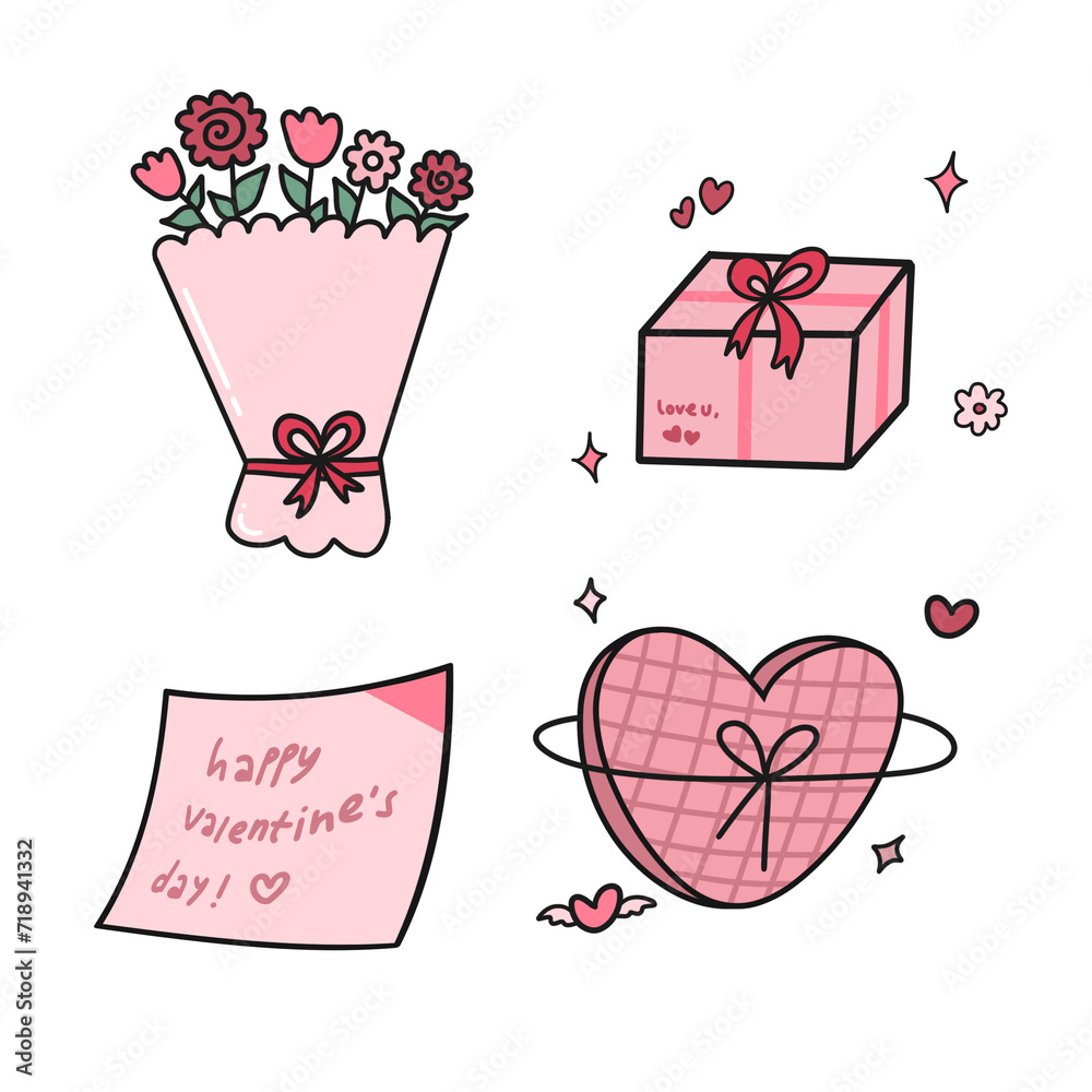 Happy Valentine’s Day Illustration