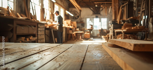 fine woodworking man. Hand edited, generative AI. 
