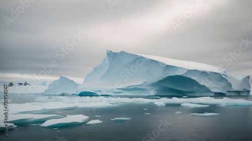 Antartica iceberg in polar regions photo