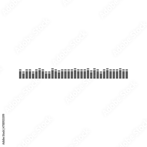 Vector Equalizer Sound Wave Audio Signal 