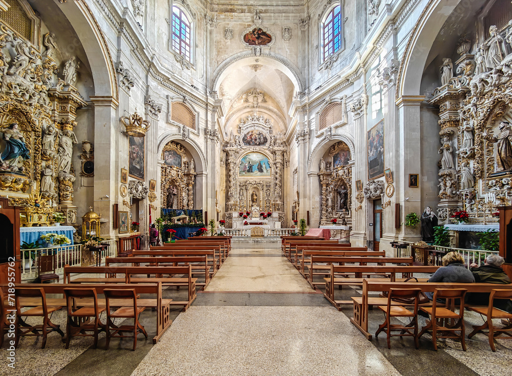 Lecce, Italy - considered the capital of Baroque, Lecce is one of the most visited cities in Southern Italy. Here in particular one of its amazing Baroque Cathedrals