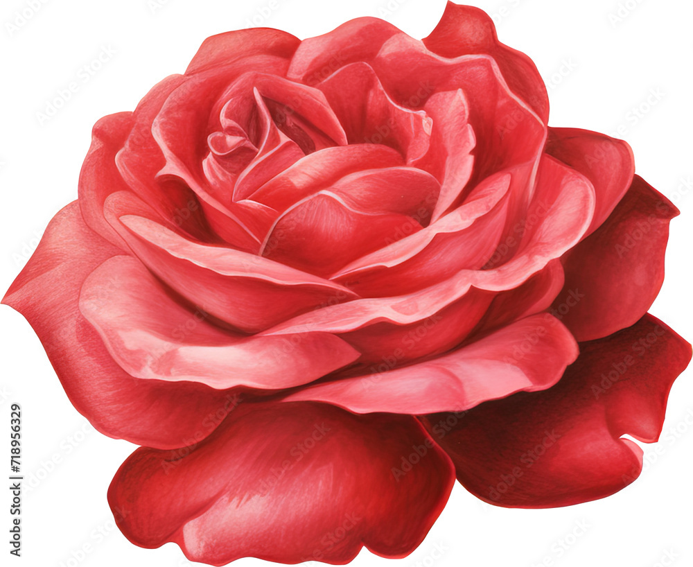 A delicate soft pink rose with intricate petals, presented in full bloom against a crisp white background, embodying gentleness and grace. valentine's day, love, lover A delicate soft pink rose with intricate petals, presented in full bloom against a crisp white background, embodying gentleness and grace. valentine's day, love, lover