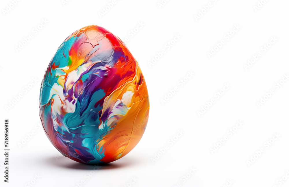 Colorful egg, Easter solated on a white background Colorful egg, Easter solated on a white background