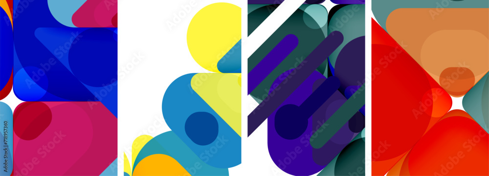 Geometric elements abstract backgrounds for wallpaper, business card, cover, poster, banner, brochure, header, website