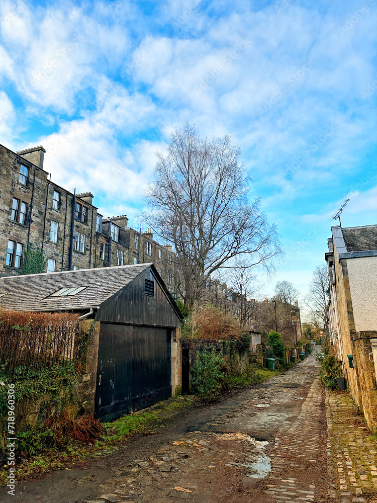 Residential houses in the West End of Glasgow, Scotland Residential houses in the West End of Glasgow, Scotland
