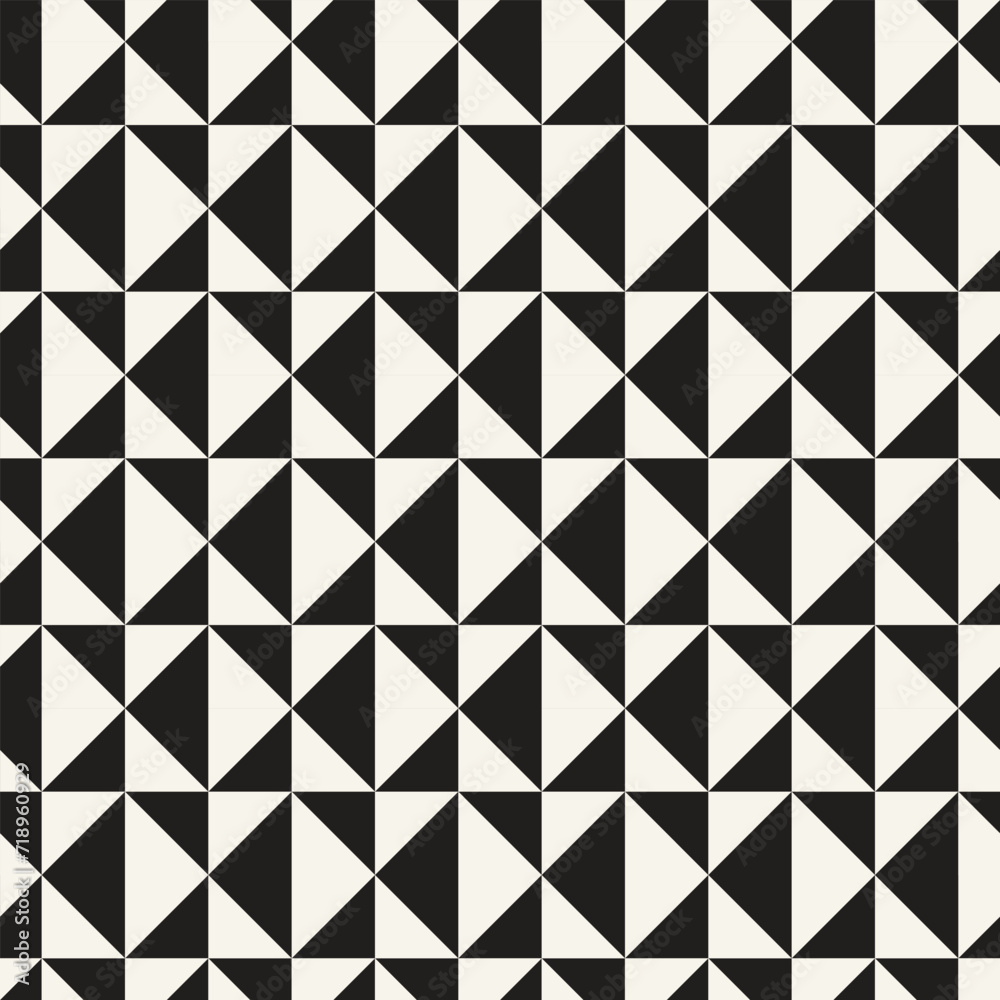 Vector seamless pattern. Repeating geometric elements. Stylish monochrome background design. Vector seamless pattern. Repeating geometric elements. Stylish monochrome background design.
