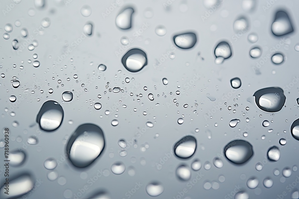 Raindrops on gray background with bubbles realistic water droplets for banner design. Raindrops on gray background with bubbles realistic water droplets for banner design.