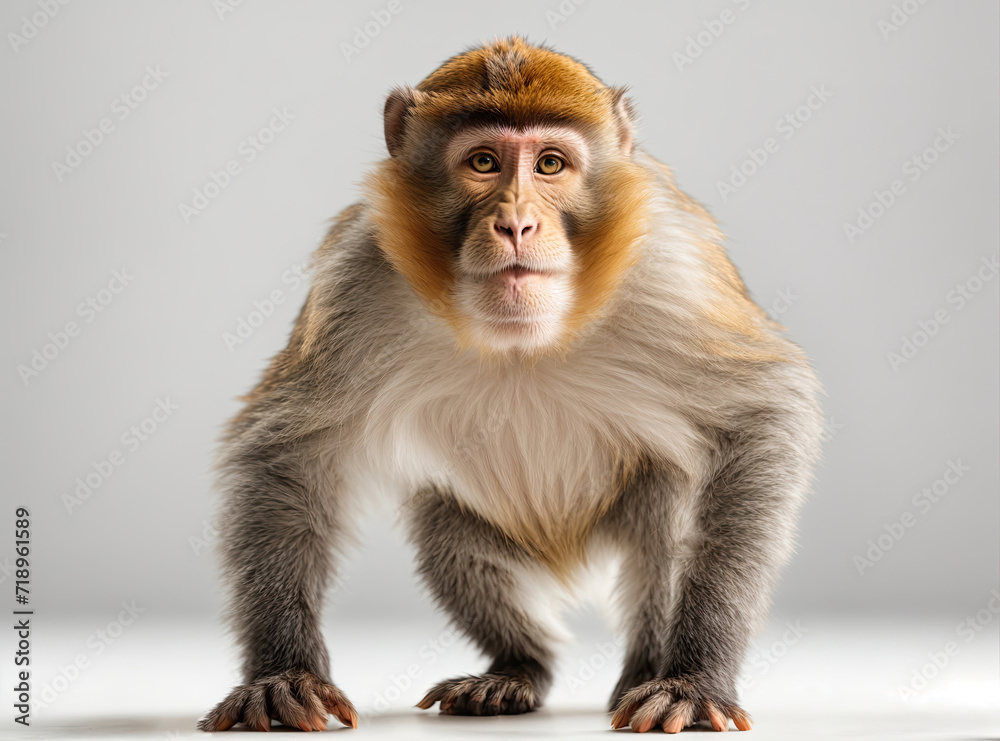 Obraz premium Monkey Marvels in the Studio Light
