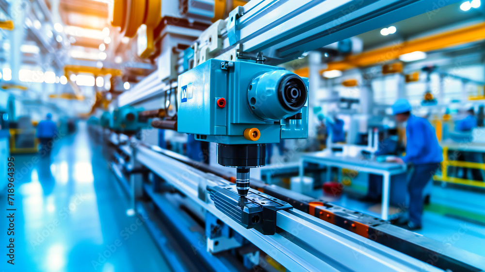 Manufacturing and Factory Technology, Industrial Equipment and Automated Machinery in Operation Manufacturing and Factory Technology, Industrial Equipment and Automated Machinery in Operation