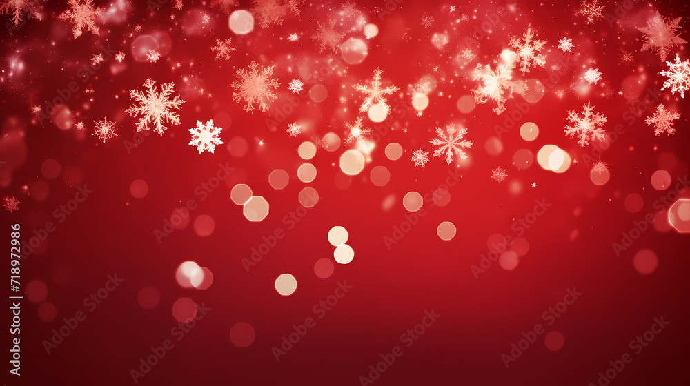 Wonderful scene formed by snowflakes, winter background Wonderful scene formed by snowflakes, winter background